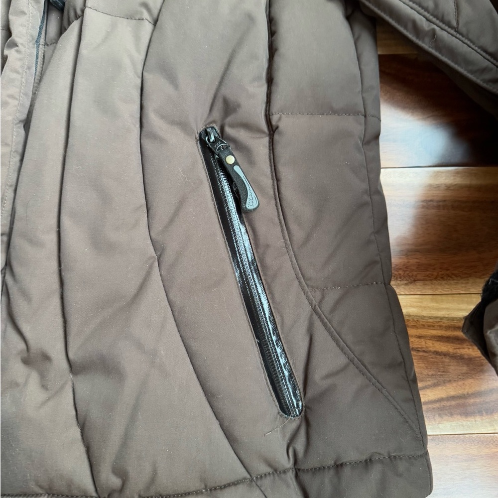 Columbia Women’s Brown Titanium Omni Shield COAT w/ Removable Fur Hood Large - Picture 5 of 9